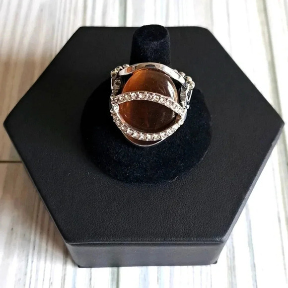 Paparazzi Accessories | Fashion Ring | Brown | Fits Size 6 to 10 | NWT - Picture 1 of 2